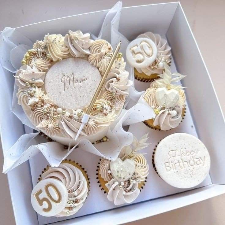 Bento cake and cupcakes