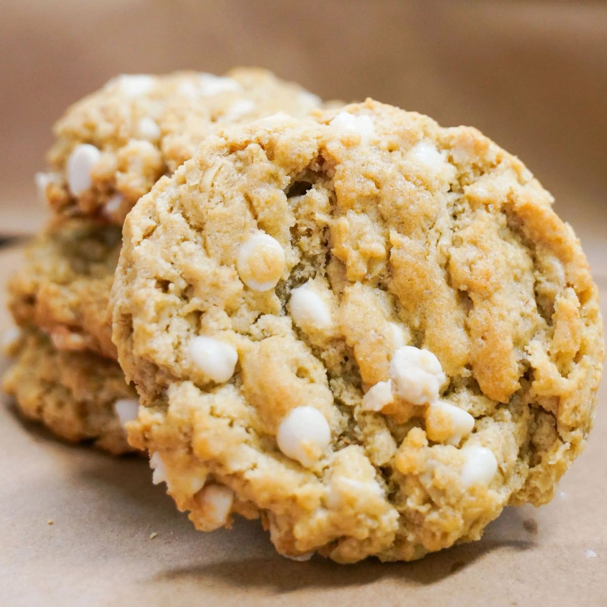 Oatmeal white chocolate cookies
